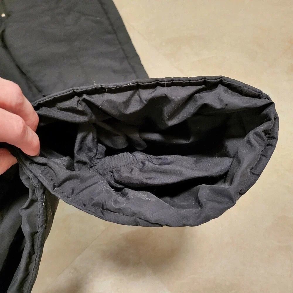 Herman's Mens M Medium Black Winter Snow‎ Ski Overall Bib Pants Suit